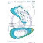 British Admiralty Nautical Chart  2068: Anchorages in the Maldives